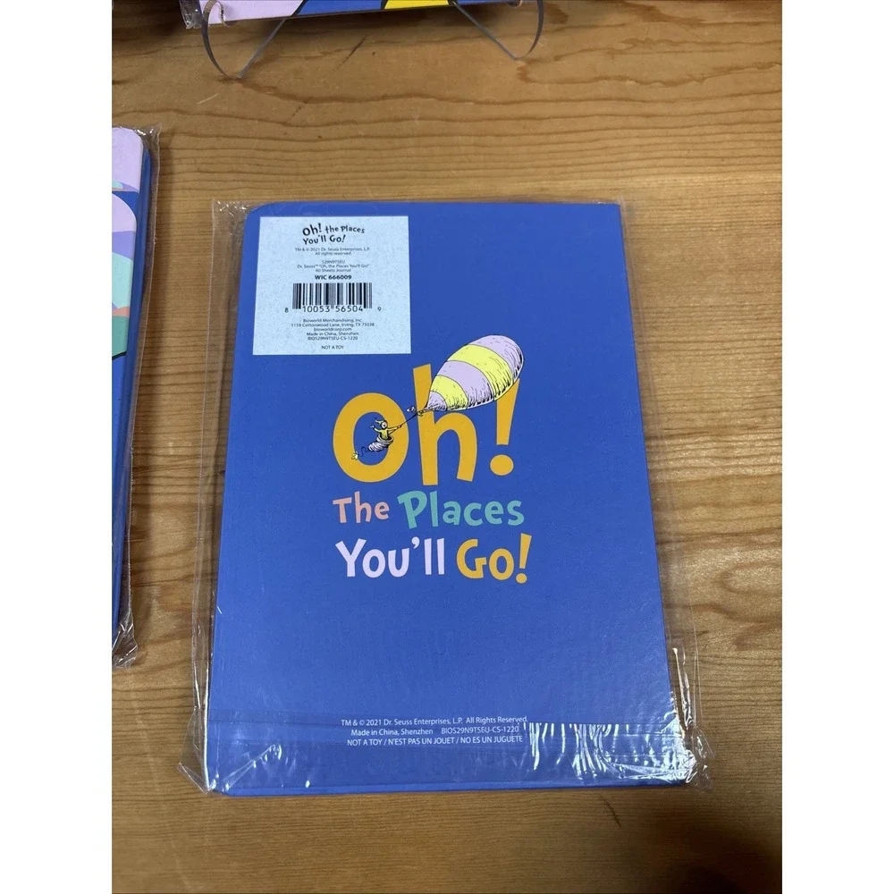 4~Dr Seuss Oh! The Places You'll Go! Journal - 60 Sheets - NEW
